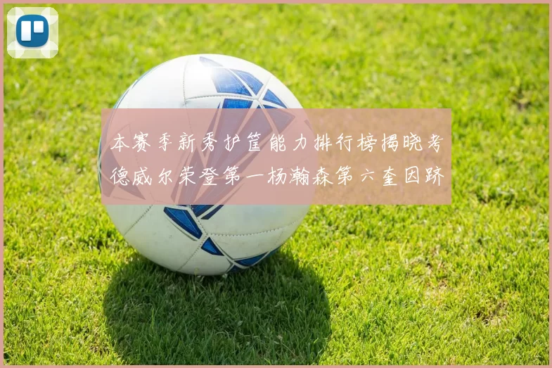 本赛季新秀护筐能力排行榜揭晓考德威尔荣登第一杨瀚森第六奎因跻身前十